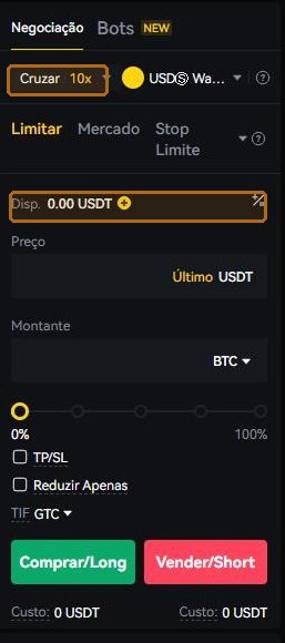 Margin mode and leverage, at the top of the form. The most expensive decision on the screen, and the easiest to skip.